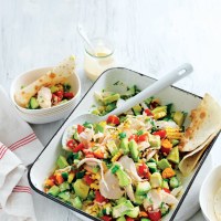 Chargrilled Sweetcorn & Turkey Peri Peri Salad